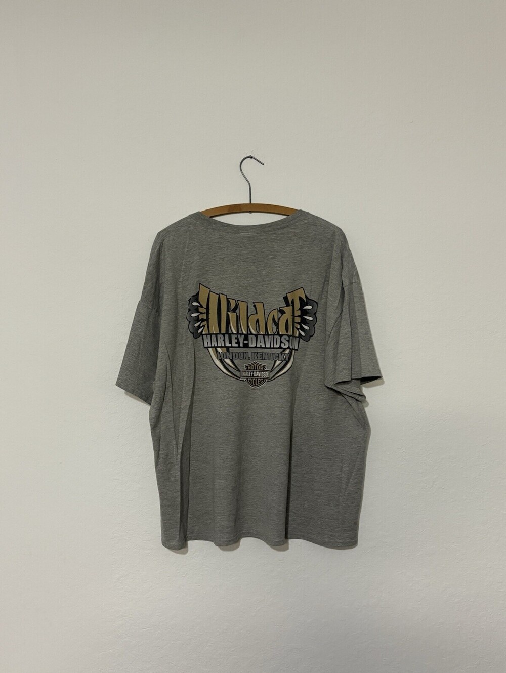 Vintage 90s Harley Davidson Short Sleeve Wildcat Kentucky Shirt Size Men’s 2XL